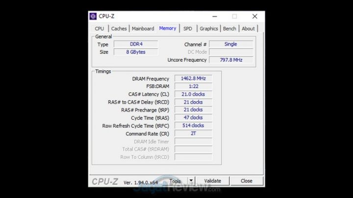 Review HP Pavilion Gaming 15-dk1041tx: Lebih Murah Untuk Gamer & Content Creator 3 cpuz memory single 1