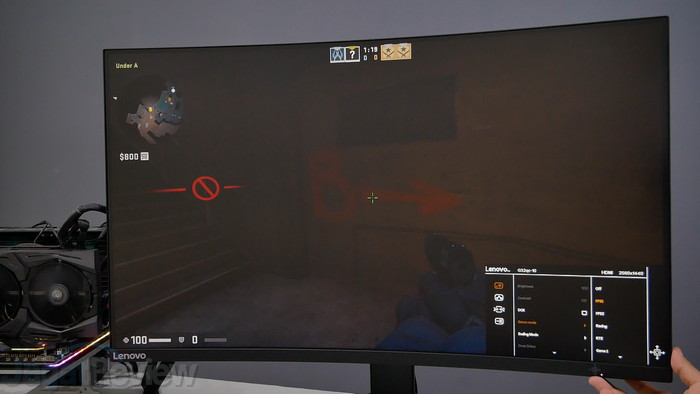 Review Monitor Gaming Lenovo G32qc-10: Layar Lengkung 144Hz Murah 4 review monitor gaming lenovo 6