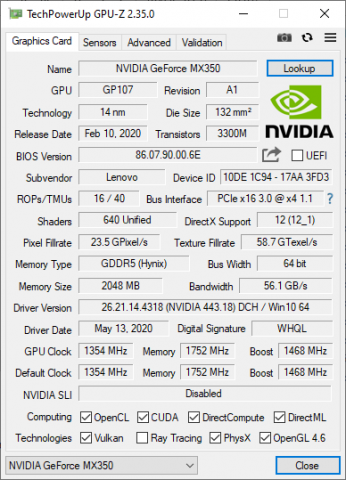 Review Lenovo IdeaPad Slim 5i: Tipis, Bisa Gaming dan Editing 16 GPUZ GPU