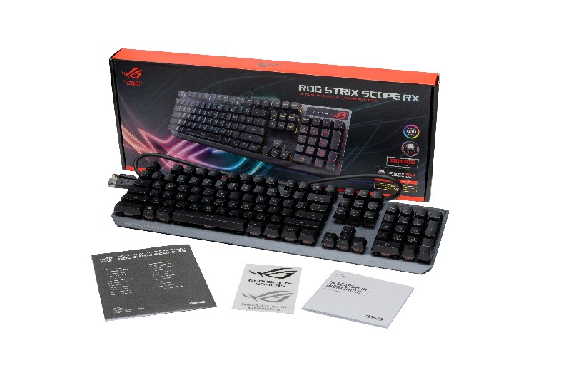 ASUS Luncurkan Keyboard Gaming ROG Strix Scope RX 4 ROG Strix Scope RX