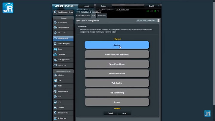 Review ASUS RT AX82U 