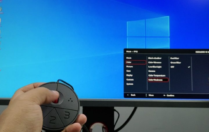 Review Monitor BenQ-Zowie XL2546K 6 S Switch