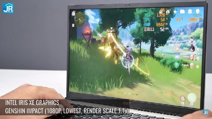 Intel Iris Xe graphics