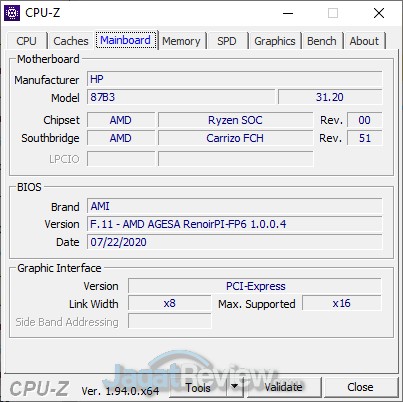 Review HP Pavilion 15 2020 - Ryzen7 & GTX 1660Ti 2020: Kencang, Lengkap, Layar Keren 4 cpuz mb