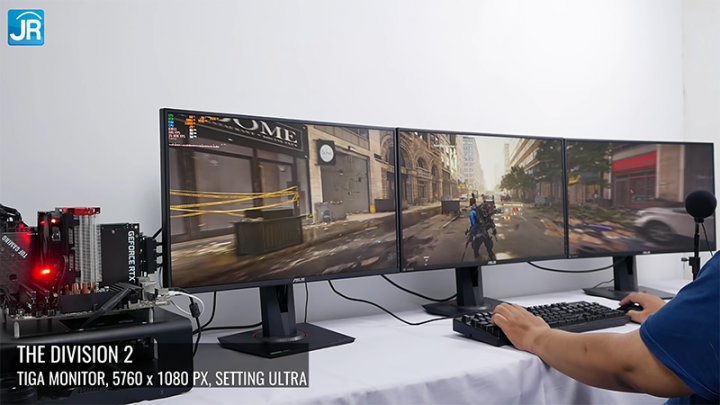 (VIDEO) Review Gaming dengan 3 Monitor dan GeForce RTX 3080 ASUS 2 uji RTX 3080 di 3 monitor 2