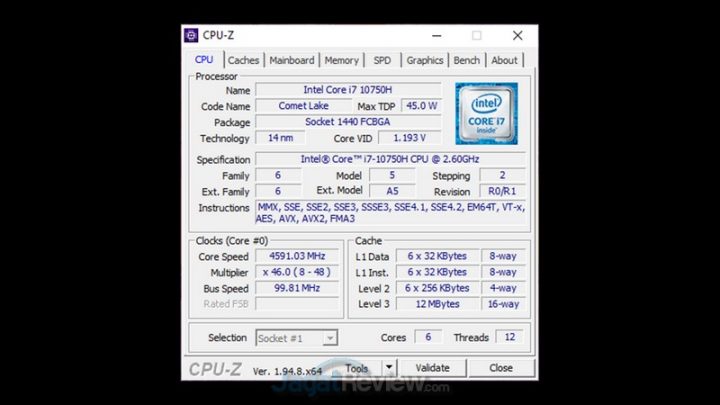 Review Laptop Omen by HP 15-DH1020TX: Dilengkapi RTX 2070 Super dan Undervolting 2 CPUZ CPU