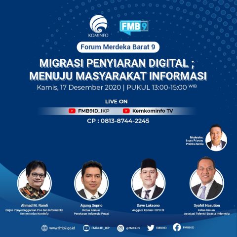 Direct Release: Migrasi Penyiaran Digital, Menuju Masyarakat Informasi 1 Pembicara