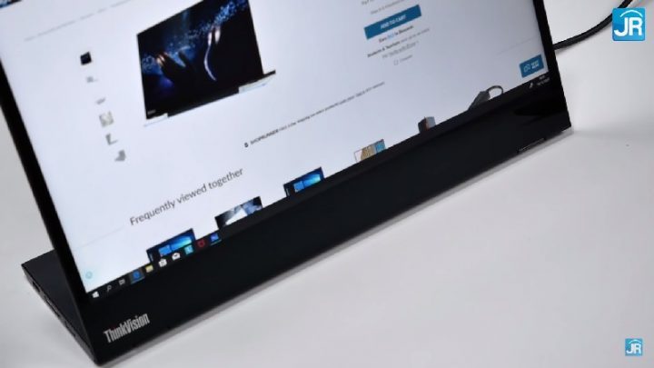 Review Lenovo Think Vision M14t 23