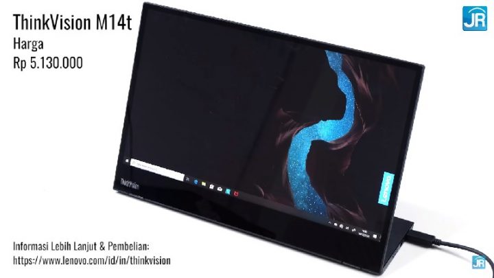 Review Lenovo ThinkVision M14t: Monitor Mungil Berlayar Sentuh 1 Review Lenovo Think Vision M14t 43