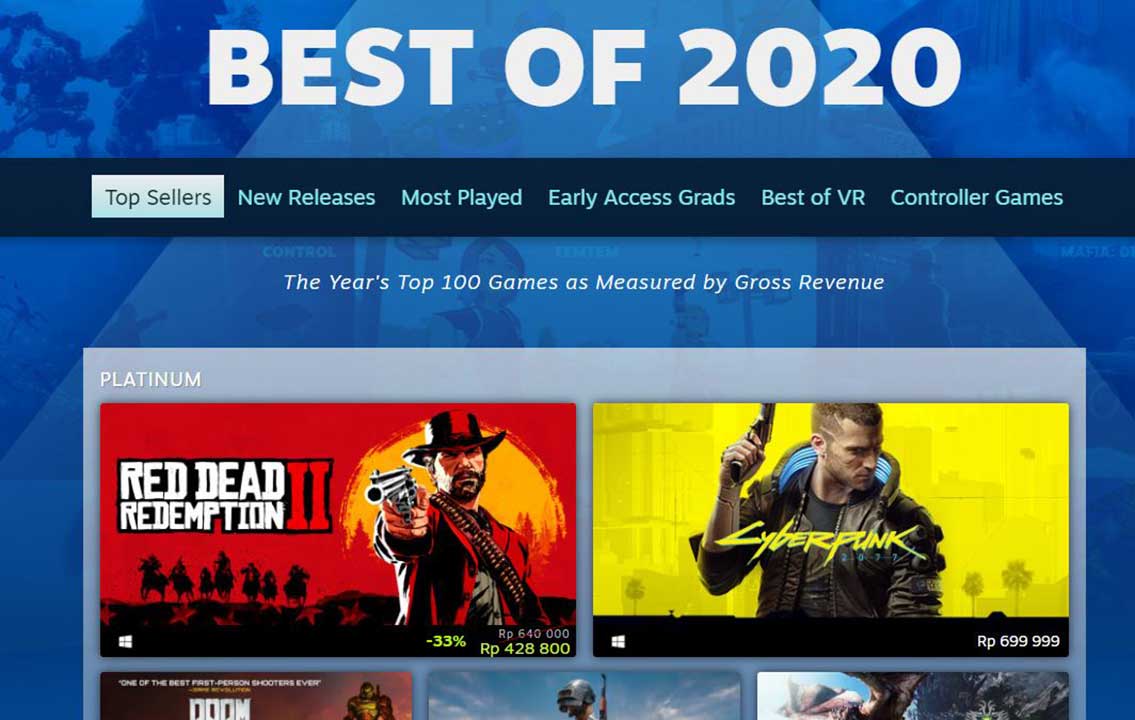 steam best 2020