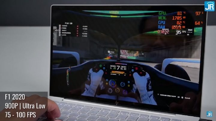 Gaming Test GeForce MX450: 10 Game di HP Envy 13 11 Gaming Test GeForce MX450
