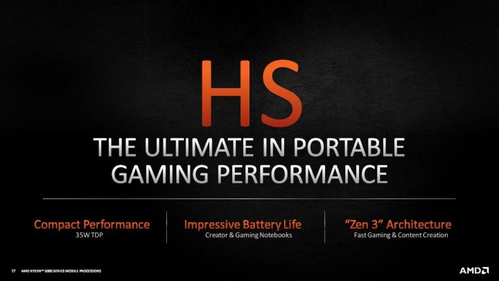 AMD Ryzen 5000 Mobile Series Diluncurkan di CES 2021 3 Ryzen 5000 HS Mobile series highlighted