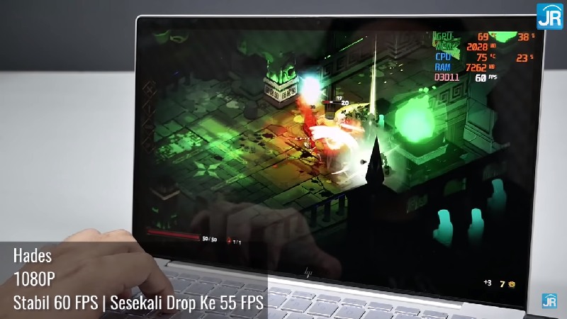 Gaming Test GeForce MX450: 10 Game di HP Envy 13 10 Gaming Test GeForce MX450