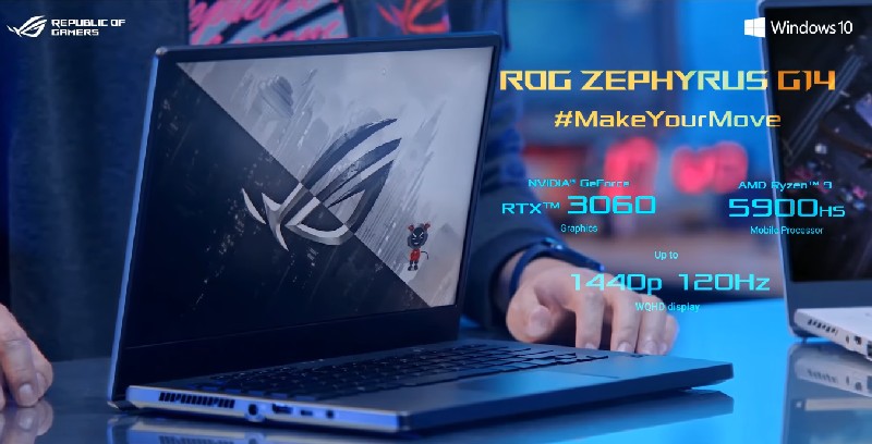 Usung Layar Tercanggih, Jajaran Laptop ASUS ROG Terbaru Mejeng di CES 2021 6 Zephyrus G14 CES 2021