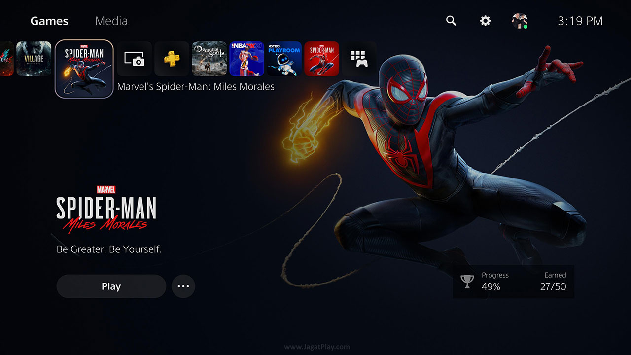 Review Playstation 5 (Software): Indah, Elegan, Cepat! 9 Playstation 5 UI jagatplay 8