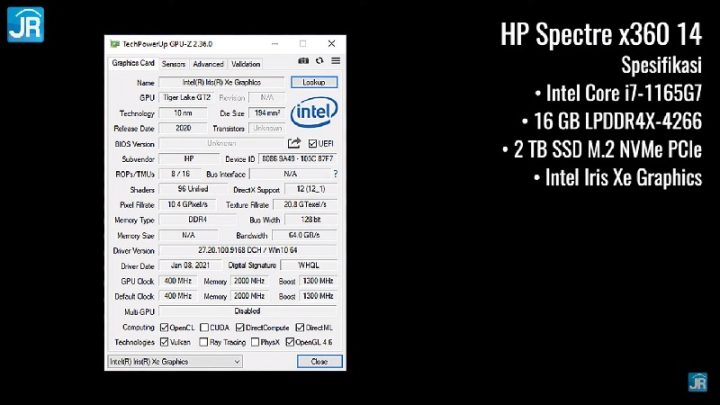 Review HP Spectre X360 8