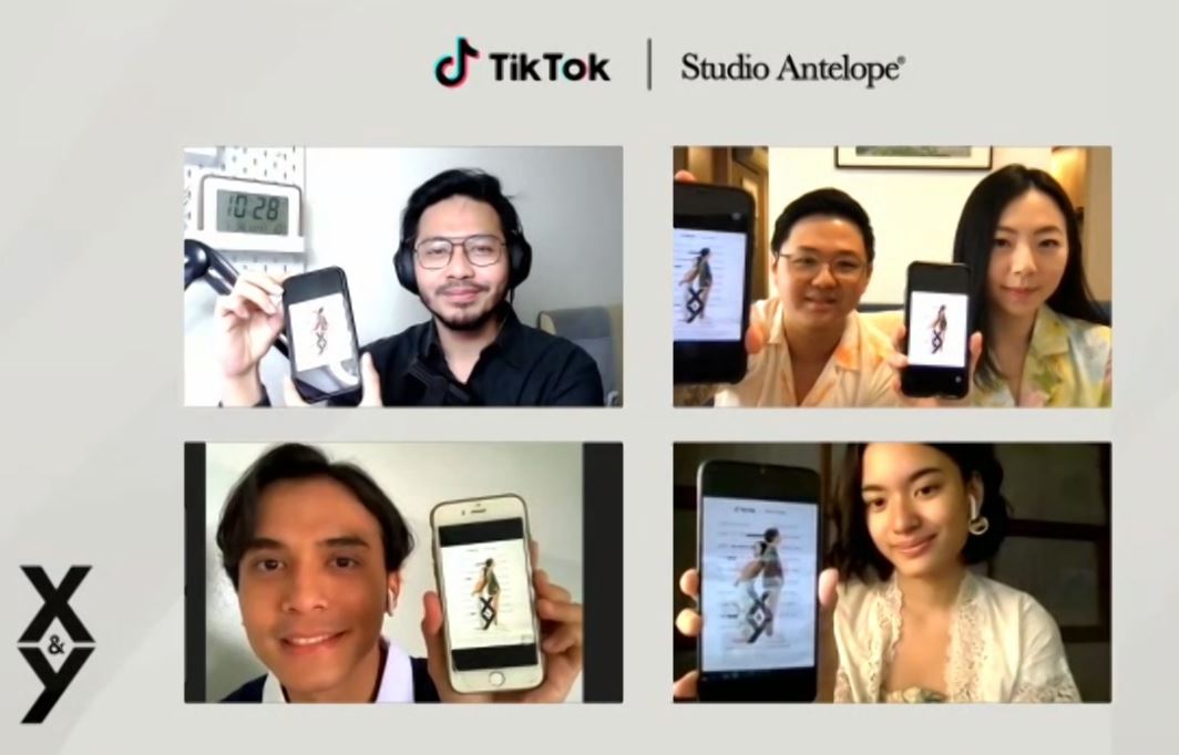 Direct Release: TikTok Luncurkan Film Pendek Vertikal Pertama di TikTok Indonesia Berkolaborasi bersama Studio Antelope 14 Para narasumber dalam acara perilisan film XY Angga Anugrah Putra Jason Iskandar Florence Giovani Jourdy Pranata dan Arawinda Kirana