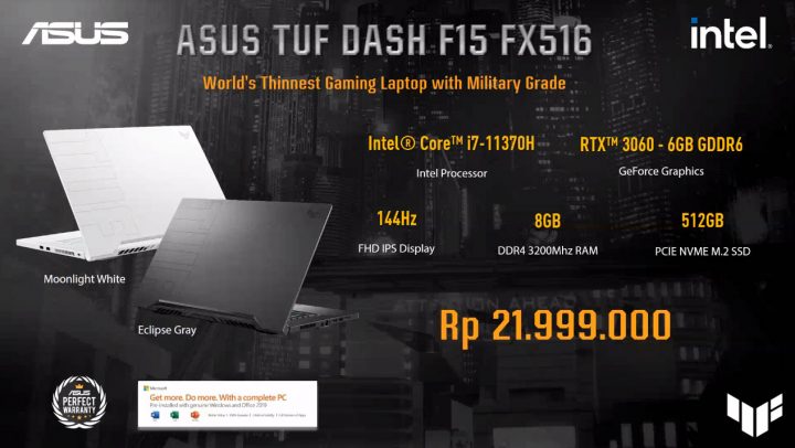 harga TUF Dash F15