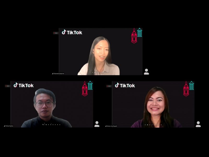 Direct Release: TikTok Ungkap Tren Pengguna di Indonesia Selama Bulan Ramadan 44 atas ke bawah Sitaresi Astarini Head of Business Marketing TikTok Indonesia Putra Sastra Pemilik UKM Tzuki dan Fanny Murhayati Marketing Director Kantar e1616053367391