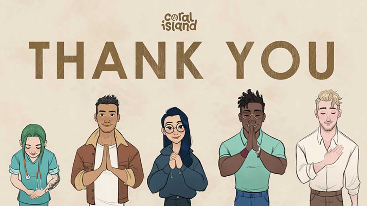 Pendanaan Game Indonesia – Coral Island Ditutup di USD 1,6 Juta! 5 coral island thank you