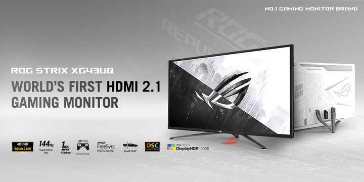 Segera Hadir di Indonesia, Ini Spesifikasi ASUS ROG Strix XG43UQ 2 Spesifikasi ROG Strix XG43UQ HDMI 2.1 gaming monitor