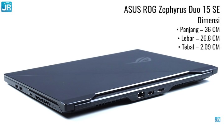 Review ASUS ROG Zephyrus Duo 15 SE (GX551QM): Laptop Gaming Dua Layar, Tipis dan Kencang! 5 Review ASUS ROG Zephyrus Duo 15 SE (GX551QM)
