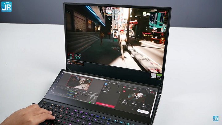 Review ASUS ROG Zephyrus Duo 15 SE (GX551QM): Laptop Gaming Dua Layar, Tipis dan Kencang! 11 Review ASUS ROG Zephyrus Duo 15 SE (GX551QM)