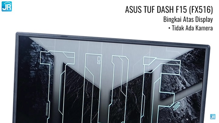 Review ASUS TUF DASH F15 (FX516): Tipis, Kencang dan Dingin 8 Review ASUS TUF Gaming Dash F15