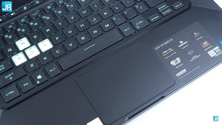 Review ASUS TUF DASH F15 (FX516): Tipis, Kencang dan Dingin 14 Review ASUS TUF Gaming Dash F15