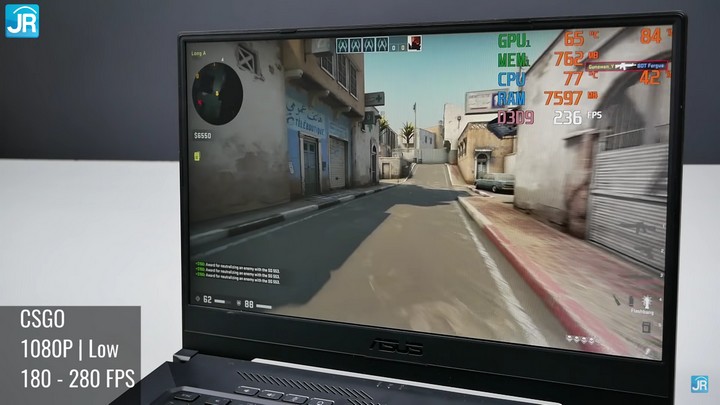 Review ASUS TUF DASH F15 (FX516): Tipis, Kencang dan Dingin 10 Review ASUS TUF Gaming Dash F15 50