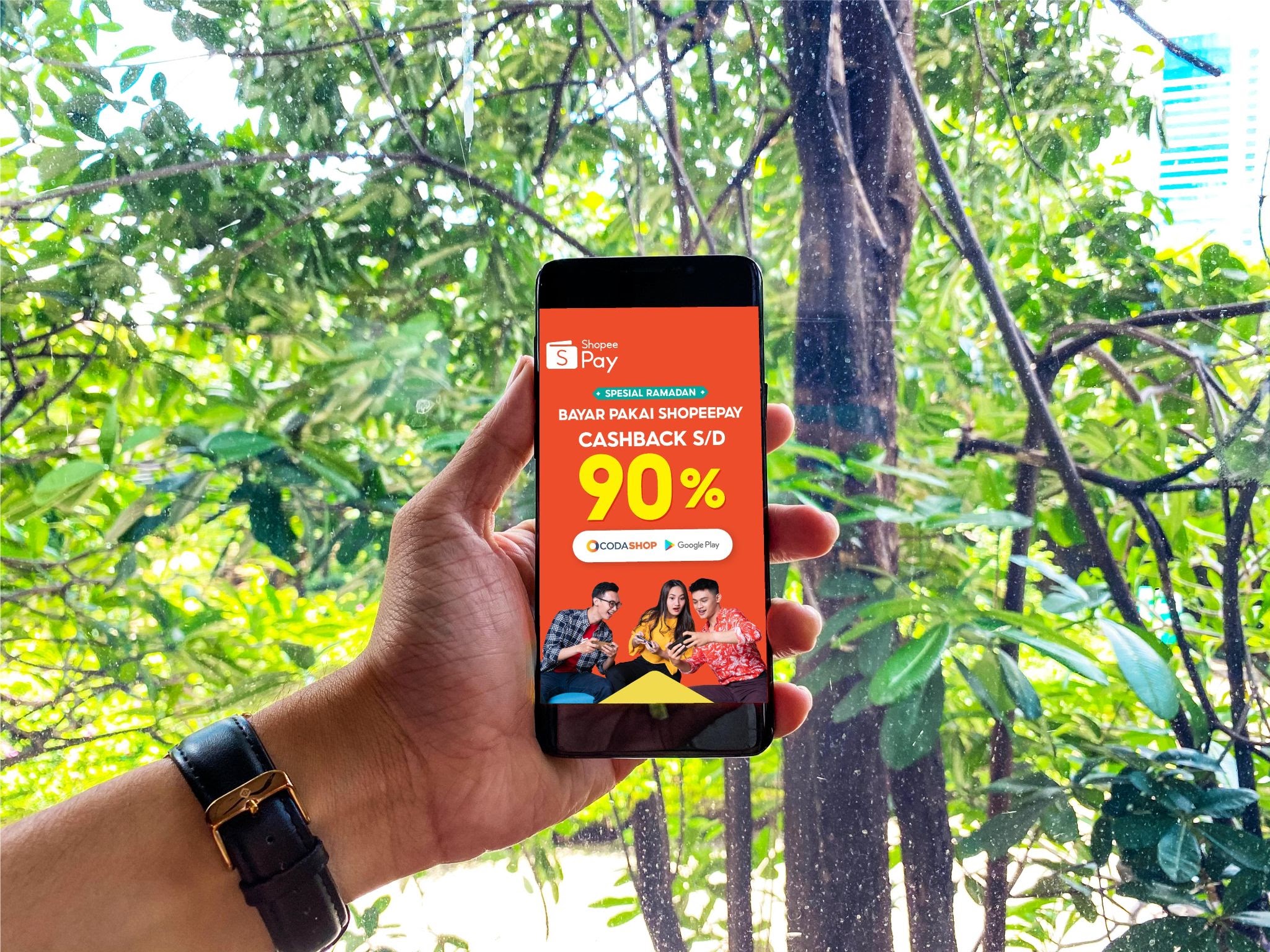 Direct Release: Kebutuhan Hiburan Meningkat Jelang Lebaran, ShopeePay Berikan Cashback Hingga 90% di Codashop dan Google Play Store 30 ShopeePay