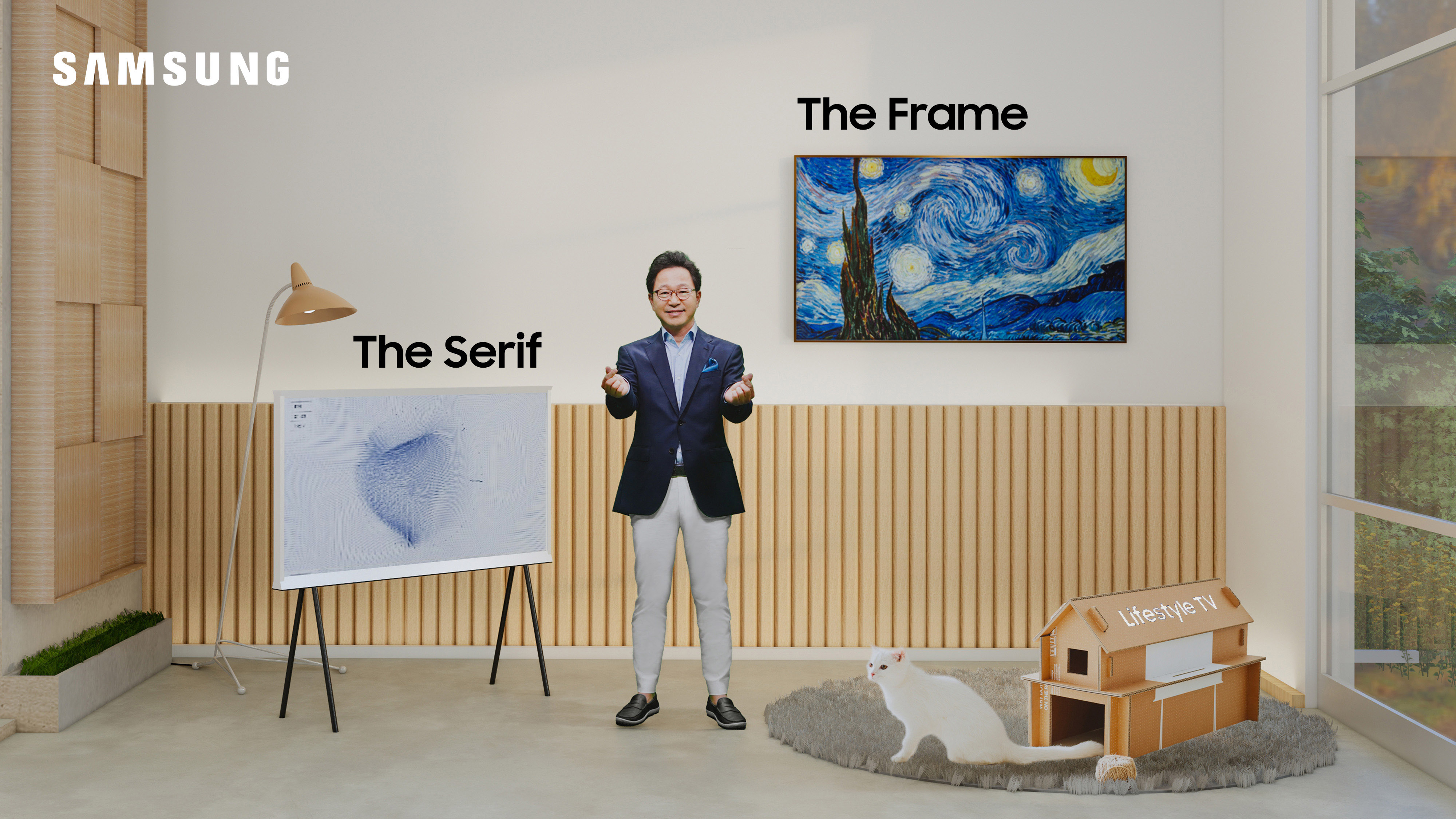 Tingkatkan Fungsi Interior dan Gaya Hidup, Samsung Perkuat Jajaran Lifestyle TV 1 Mr. Yoonsoo Kim with The Frame _ The Serif