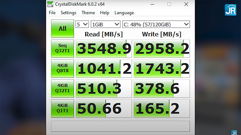 Review Huawei Matebook D 15 (2021): Laptop Layar Lebar yang Ringan dan Tipis 5 crystal disk mark