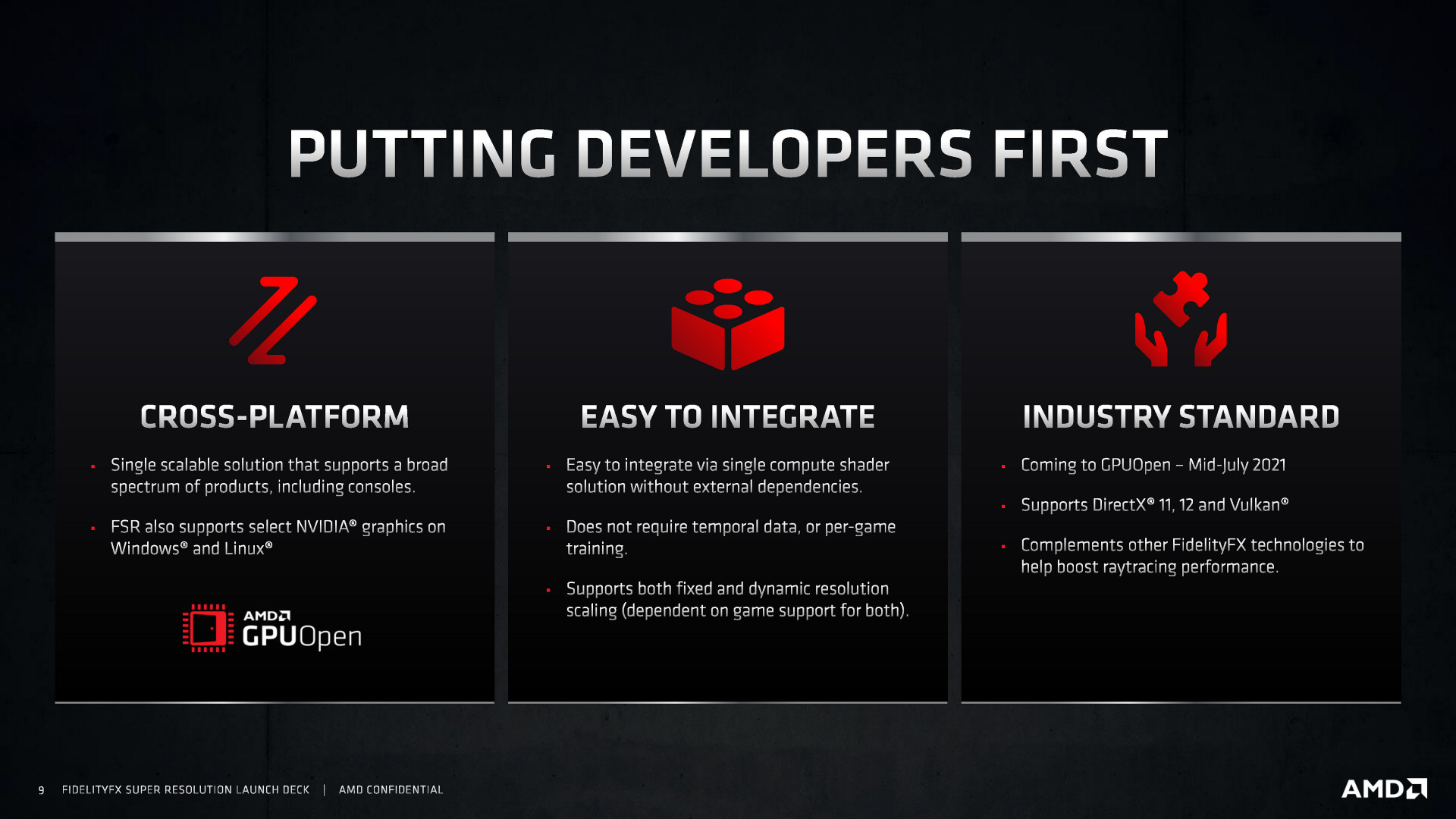 FPS Ekstra Gratis : Review AMD FSR (FidelityFX Super Resolution) 2 AMD FSR Launch Slides Page 09