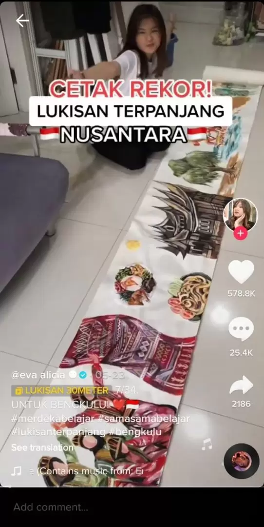 Direct Release: Seniman Muda Berbagi Karya dan Inspirasi di Konten Edukasi TikTok 1 Alicia Eva