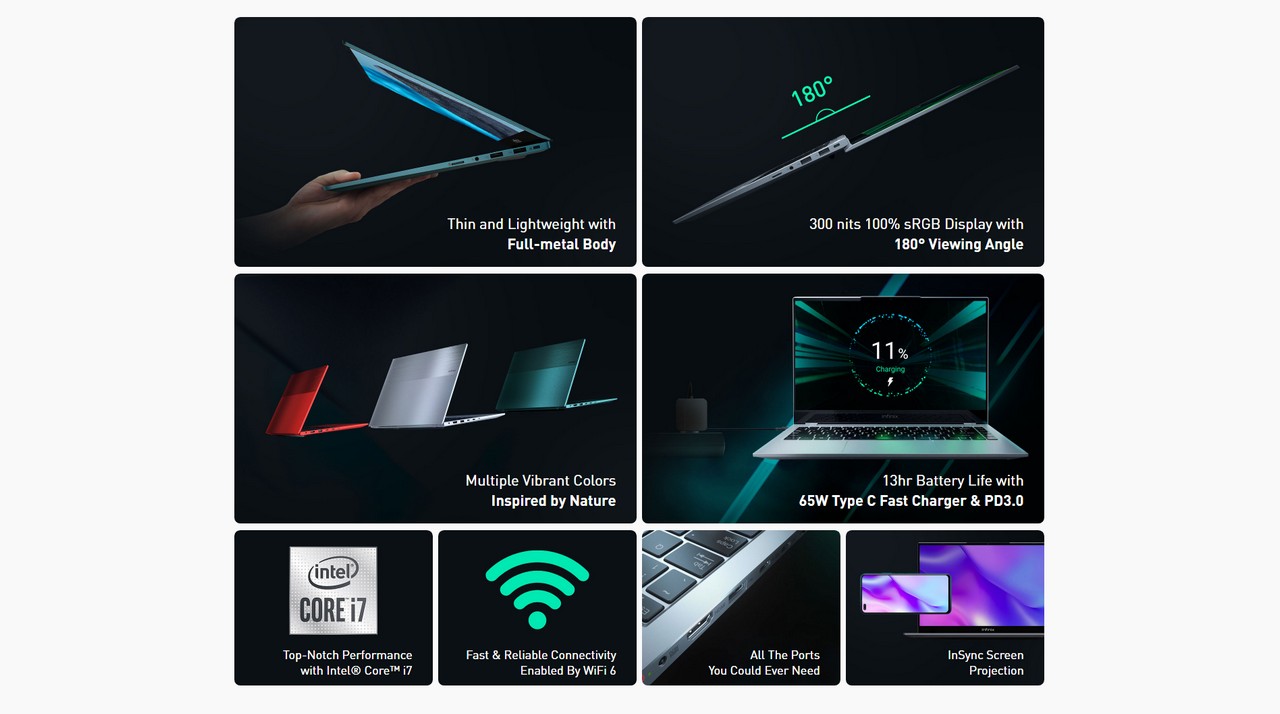 Infinix Luncurkan Laptop INBook X1 Series, Pakai Intel Core Gen 10 3 Spesifikasi Infinix INBook X1