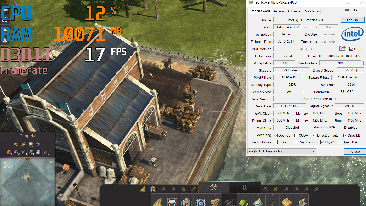 FPS Ekstra Gratis : Review AMD FSR (FidelityFX Super Resolution) 14 anno1800 1080pLow 1Native