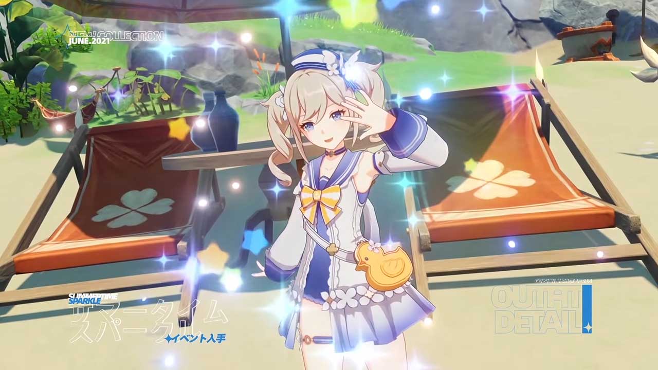 Genshin Impact Pamer Baju Musim Panas Barbara dan Jean! 8 barbara genshin impact summer