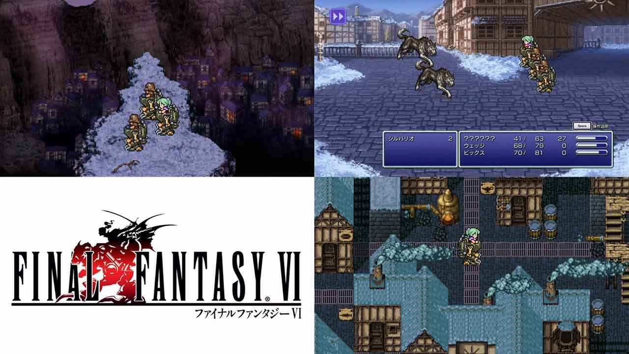 Final Fantasy Pixel Remaster Pamer Visual 14 final fantasy vi pixel remaster