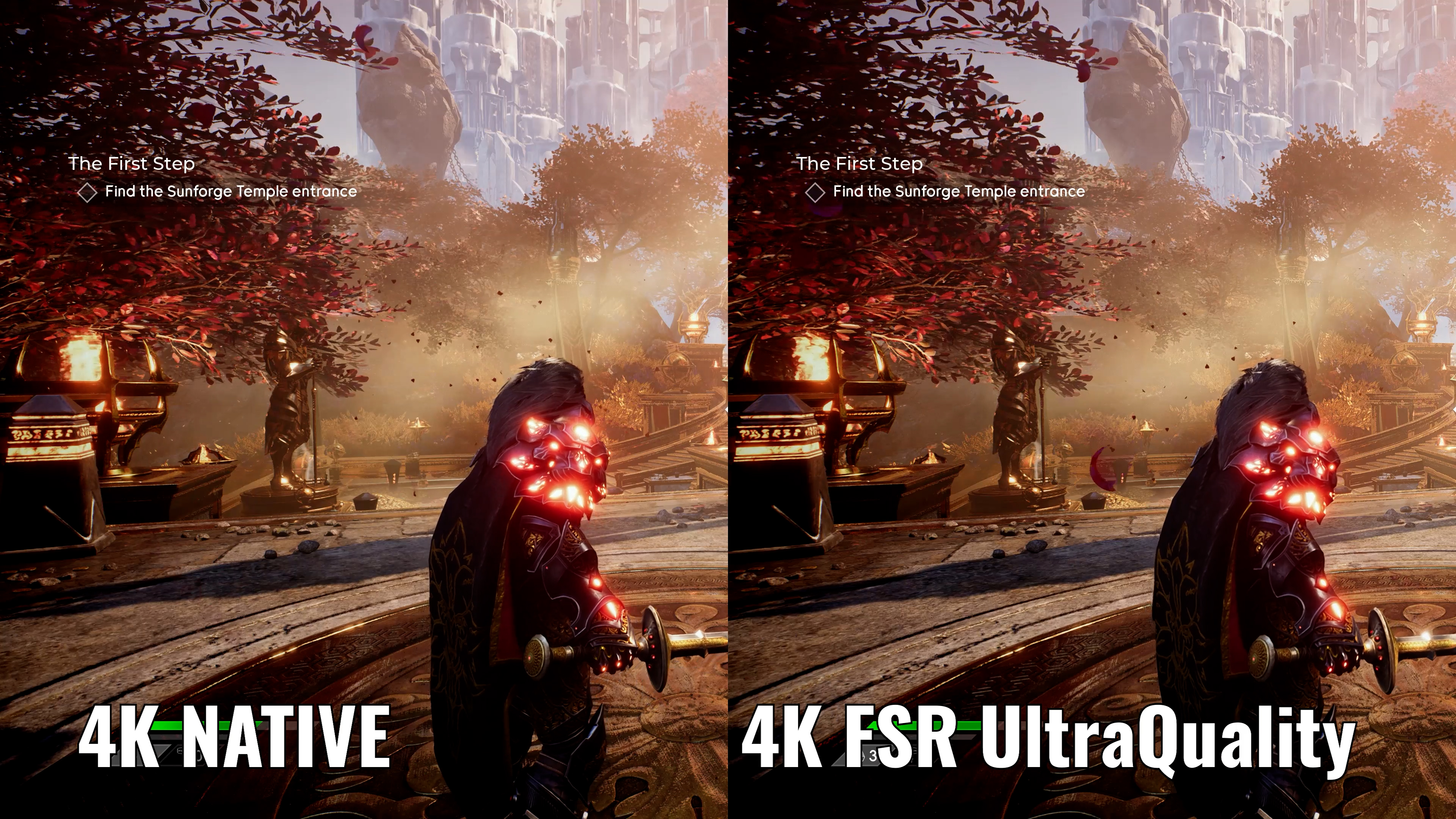 FPS Ekstra Gratis : Review AMD FSR (FidelityFX Super Resolution) 2 still Godfall4K UQ