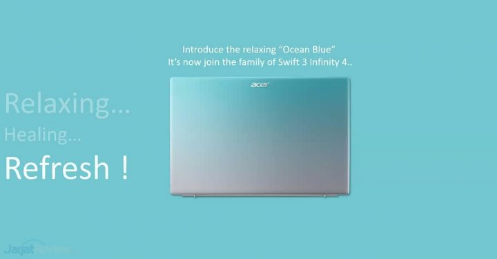 Warna Baru Ocean Blue Hadir untuk Acer Swift 3 Infinity 4 2 Acer Swift 3 infinity 4