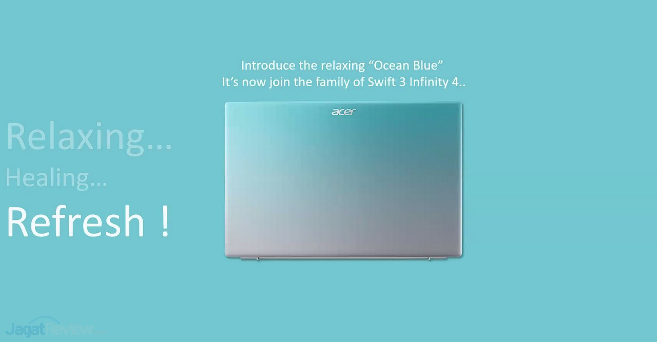 Warna Baru Ocean Blue Hadir untuk Acer Swift 3 Infinity 4 26 Acer Swift 3 infinity 4