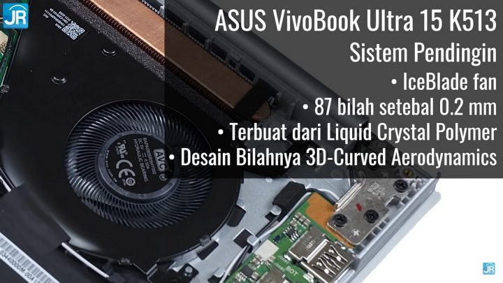 Review ASUS VivoBook Ultra 15 (K513): Layar Besar, Tipis, Ringan dan Mudah Di-upgrade 17 Review ASUS VivoBook Ultra (K513)