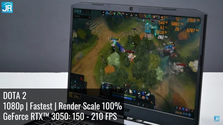 Review NVIDIA Geforce RTX 3050 Series di Acer Nitro 5 2021 42