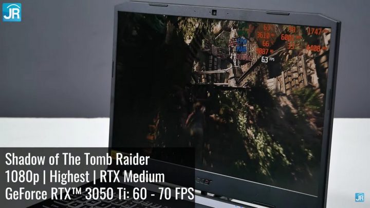 Review NVIDIA Geforce RTX 3050 Series di Acer Nitro 5 2021 47