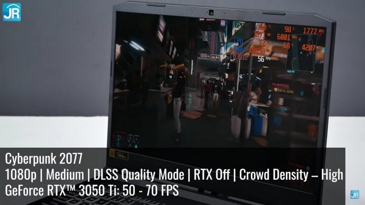 Review NVIDIA Geforce RTX 3050 Series di Acer Nitro 5 2021 51