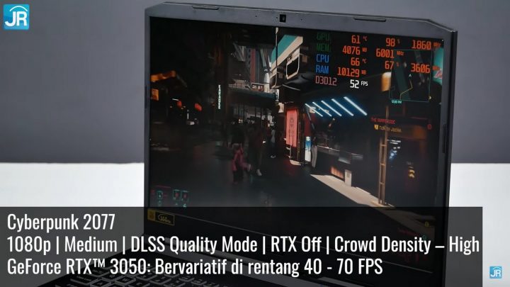 Review NVIDIA Geforce RTX 3050 Series di Acer Nitro 5 2021 53