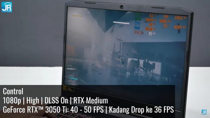 Review NVIDIA Geforce RTX 3050 Series di Acer Nitro 5 2021 54