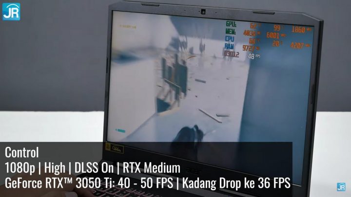 Review NVIDIA Geforce RTX 3050 Series di Acer Nitro 5 2021 55