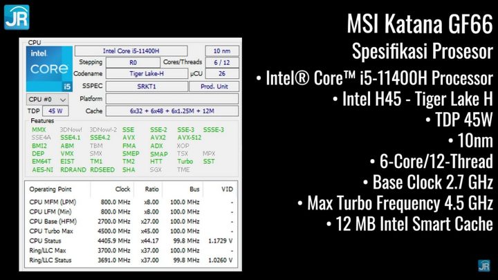 Review MSI Katana GF66: Laptop Gaming Kelas Terjangkau! 13 review MSI Katana GF66